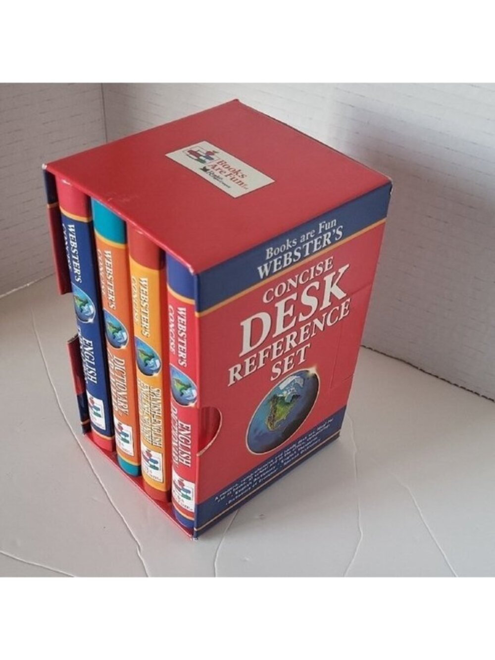 Webster's  Reader's Digest Vintage Concise Desk Reference Set 4 Hardcover Books